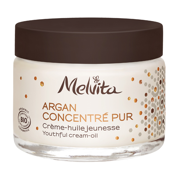 Crème anti-âge à l'huile d'argan bio - visage - Melvita