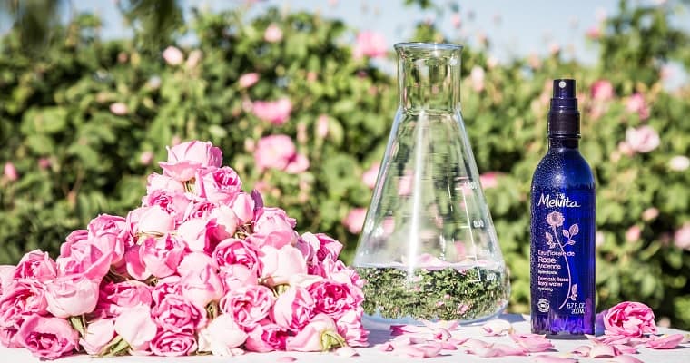 eau florale de rose bio Melvita
