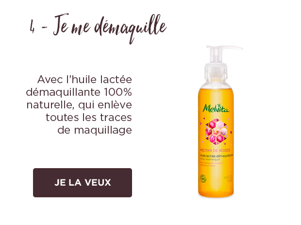 Votre Huile démaquillante Nectar de Rose