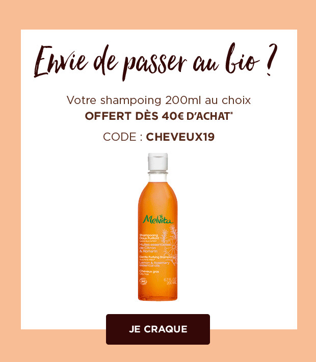 Votre shampoing au choix en cadeau dès 40€ d'achat