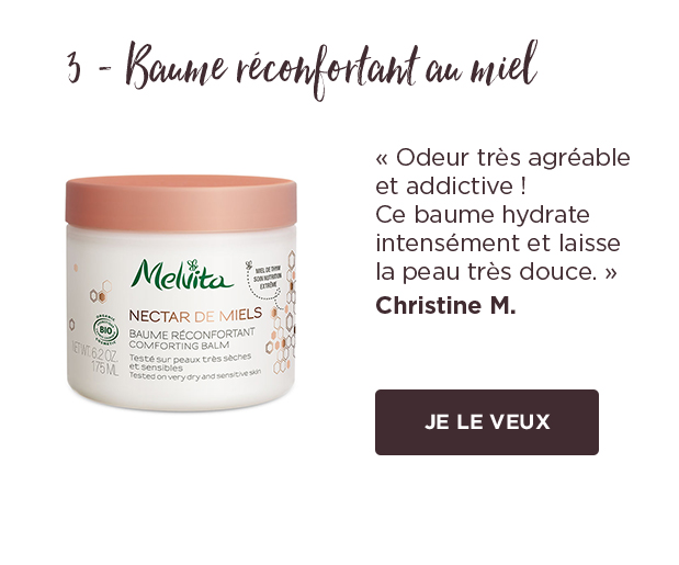 Le Baume Réconfortant Nectar de Miels