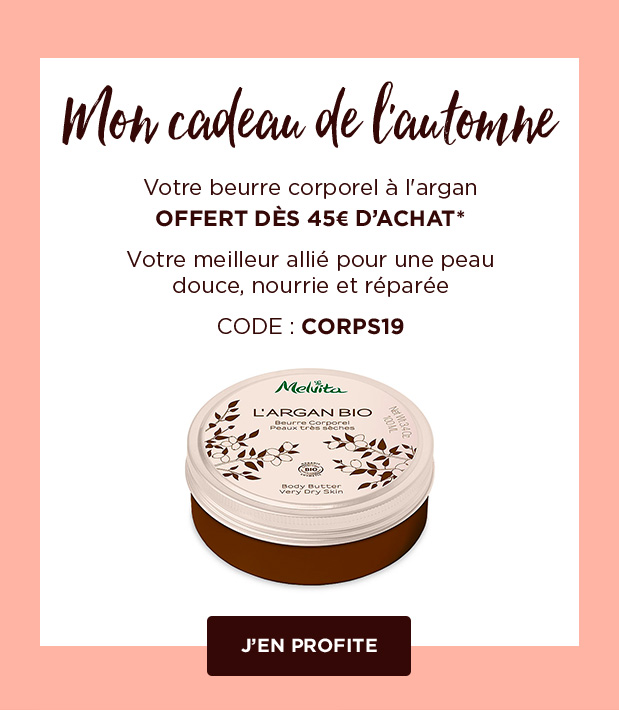 Le Beurre Corporel à l'Argan Offert dès 45€ d'achat