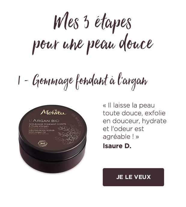 Le Gommage fondant à l'Argan