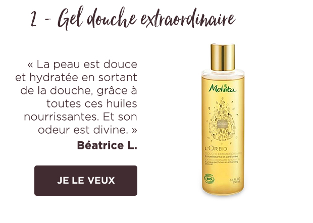 Le gel Douche Or Bio