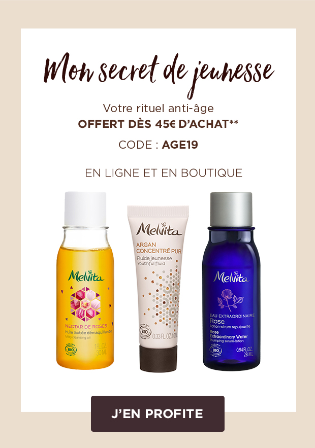 Votre rituel anti-age OFFERT dès 45€ d'achat