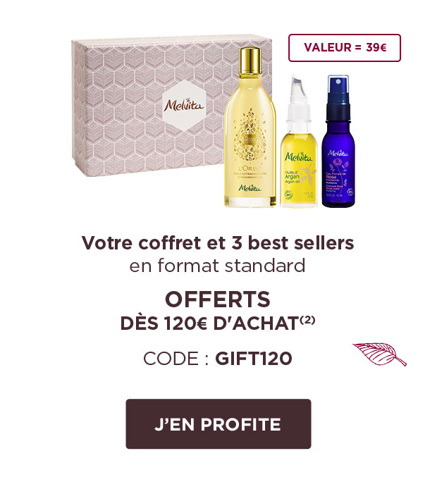 Votre coffret 3 best seller offert dès 120€ d'achat