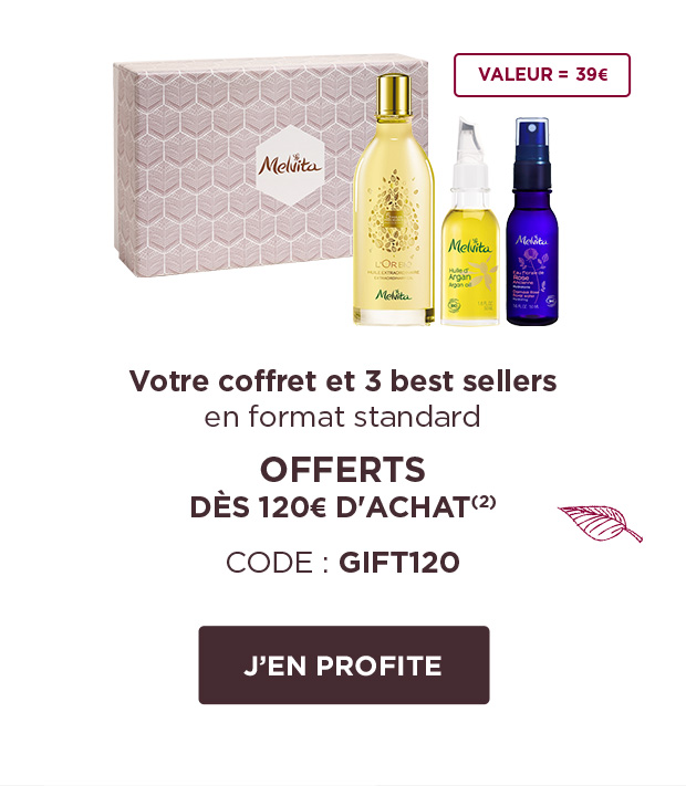 Votre cadeau dès 120€ d'achat