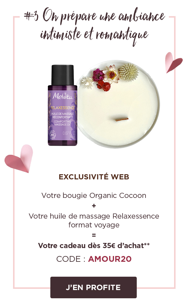 Votre bougie Cocooning et votre huile offerte