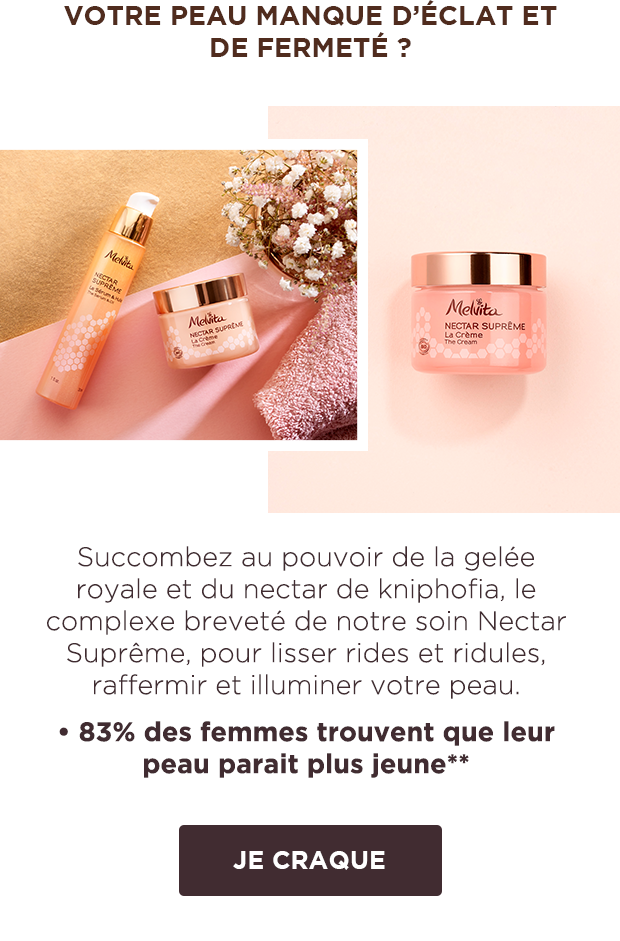 Votre peau manque d'éclat et de fermeté