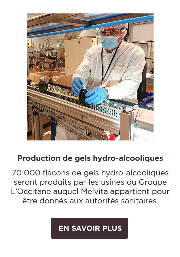 Production gels hydro alcooliques