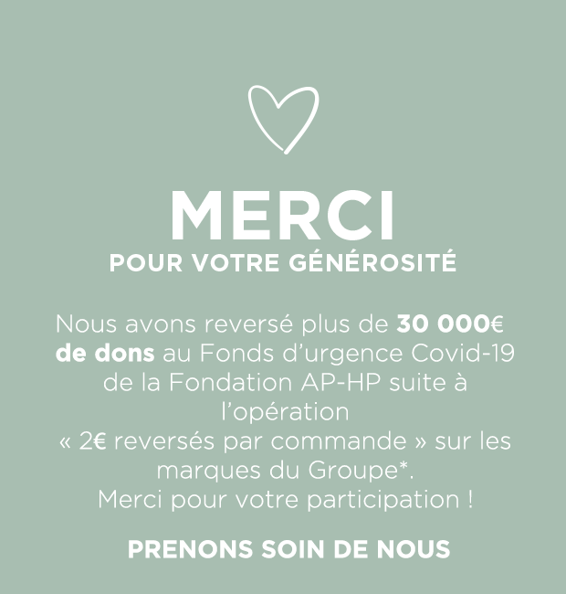 Merci : 30000€ de dons