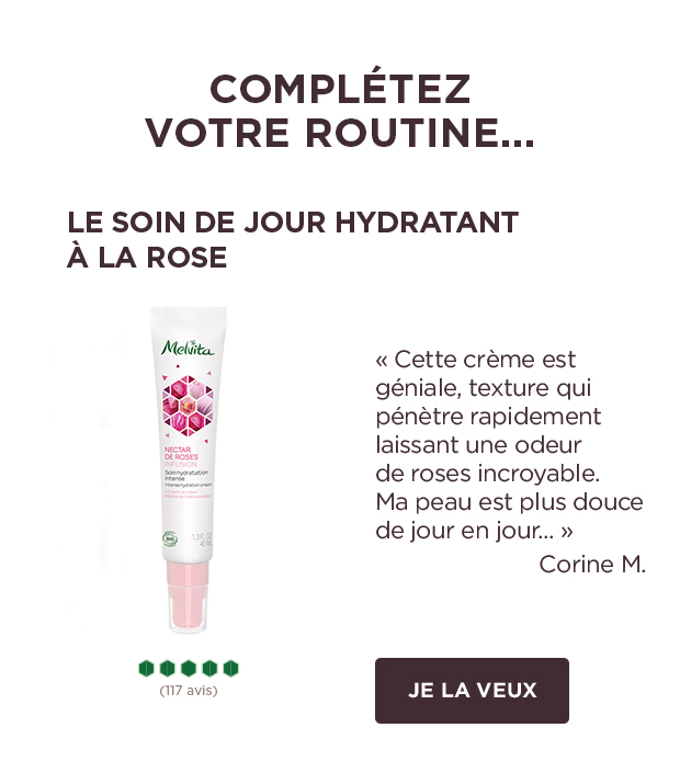 Soin de jour hydratant à la rose