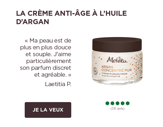 Crème anti-âge à l'argan