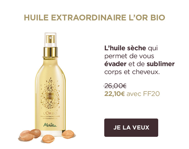 Huile extraordinaire Or Bio