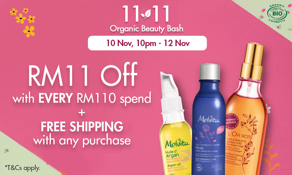 11 11 Organic Beauty Bash Melvita Malaysia