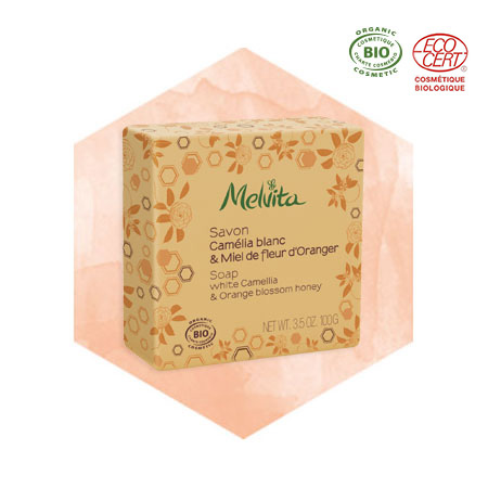 White Camellia & Orange Blossom Honey Soap