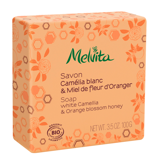 White Camellia & Orange Blossom Honey Soap