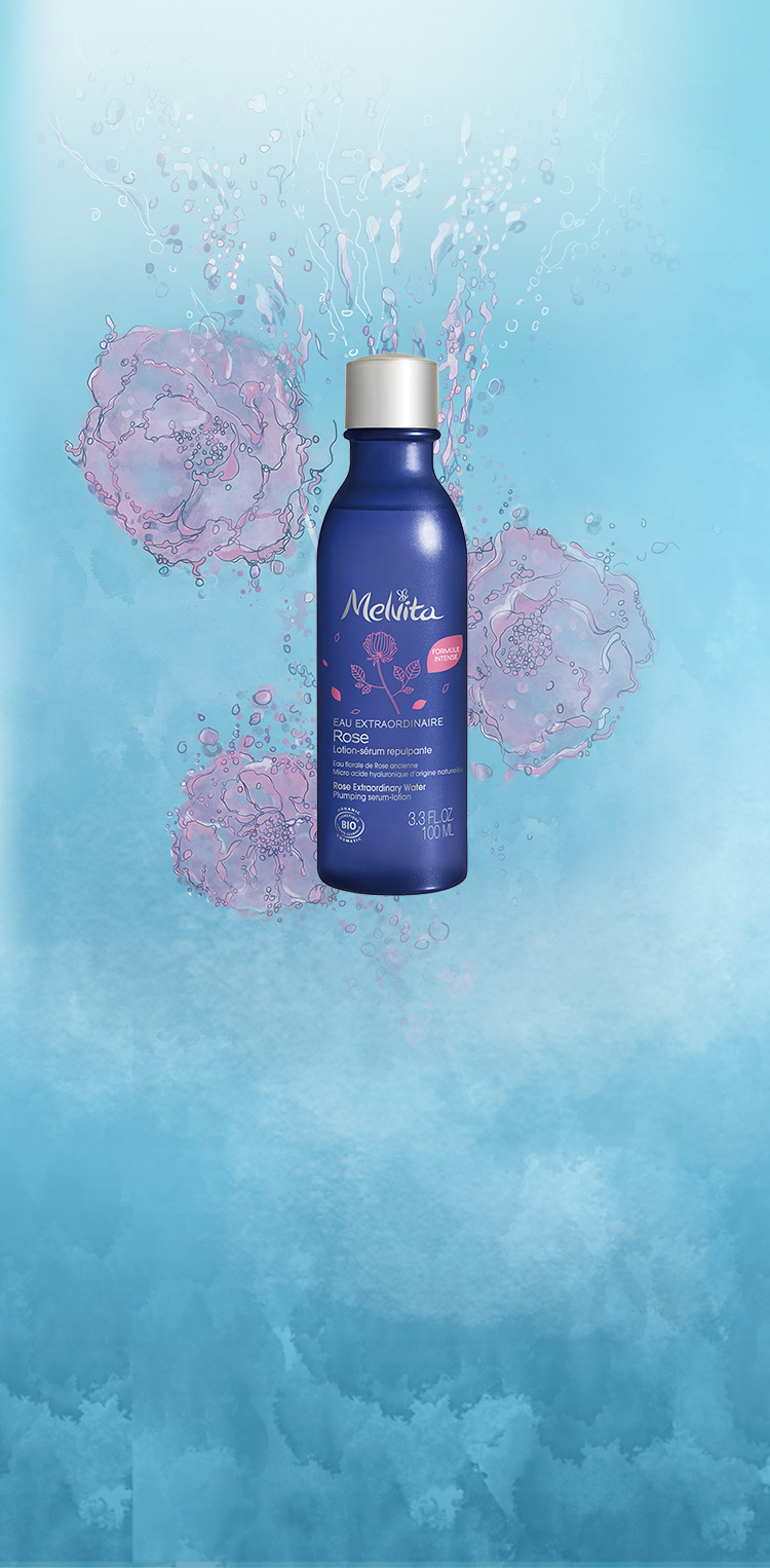 パワーアップ 新 ローズ化粧水 フラワーブーケ ローズ Exトナー メルヴィータ Melvita 公式サイト